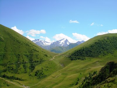 Vue au cours de la montée vers le col de sarenne